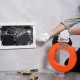 Buy Fish Tape Reel Length 3.2m Diameter 3mm Steel Wire Puller Fishing Tape with Housing and Handle Flexible Wire Fishing Tools with Plastic Box