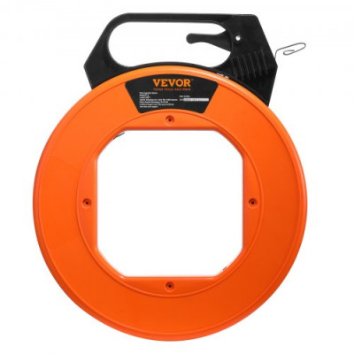 VEVOR Carrete de Cinta para Peces Longitud de 3,2 m Diámetro de 3 mm Extractor de Alambre de Acero Cinta de Pescar con Carcasa y Mango Herramientas de Pesca de Alambre Flexible con Caja de Plástico