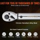 Buy Torque Wrench 3/8" Mechanical Torque Wrench 14-110 Nm Accuracy ±3% Adjustable Ratchet Wrench 72 Teeth Counterforce with 2 Adapters and 152.4 mm Extension Car Maintenance Kit