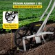 Koop Aluminium ABS handzaaimachine Zaadstrooier 1 rijhoogte 78-84 cm Monofila handzaaimachine met 6 zaaiplaten Precisie handzaaimachine 2 wielen 5 cm 6 cm voor cultivatie