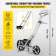 Buy Manual Seeder Aluminum ABS Seed Spreader 1 Row Height 78-84 cm Monorow Manual Seeder with 6 Seed Plates Precision Manual Seeder 2 Wheels 5 cm 6 cm for Cultivation