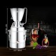 Buy Distill Alcohol Distiller for Home Use with Water Pump 6.8-8W 70L Capacity Stainless Steel Distillation Kit