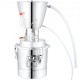 Buy Distill Alcohol Distiller for Home Use with Water Pump 6.8-8W 70L Capacity Stainless Steel Distillation Kit