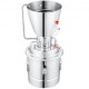 Buy Distill Alcohol Distiller for Home Use with Water Pump 6.8-8W 70L Capacity Stainless Steel Distillation Kit