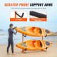 VEVOR Soporte para Kayak Independiente, 2 Piezas de Capacidad, Porta Kayak, Remo para Canoa, Soporte para Tabla de Remo de Acero Resistente con Brazos Acolchados, Ancho Ajustable, Carga 79 kg