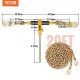 VEVOR Tensor de Cadena de Amarre Trinquete de Cadena 0,9-1,27 cm 4 Piezas Carga de 5443 kg Carpeta de Carga con Trinquete Mango Antideslizante para Asegurar Cargas, Transporte, Remolques de Camión