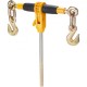 VEVOR Tensor de Cadena de Amarre Trinquete de Cadena 0,9-1,27 cm 4 Piezas Carga de 5443 kg Carpeta de Carga con Trinquete Mango Antideslizante para Asegurar Cargas, Transporte, Remolques de Camión