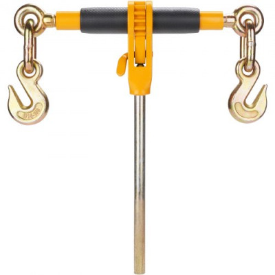 VEVOR Tensor de Cadena de Amarre Trinquete de Cadena 0,9-1,27 cm 4 Piezas Carga de 5443 kg Carpeta de Carga con Trinquete Mango Antideslizante para Asegurar Cargas, Transporte, Remolques de Camión