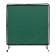 Comprar Cortina de Soldadura con Marco, 1,8x1,8 m Pantalla de Protección de Soldadura de Vinilo Ignífugo con 4 Ruedas Giratorias 2 con Cerradura, Cortina Móvil Profesional para Taller, Industria, Verde