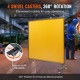 Comprar Cortina de Soldadura con Marco, 1,8x1,8 m Pantalla de Protección de Soldadura de Vinilo Ignífugo con 4 Ruedas Giratorias 2 Bloqueables, Cortina Móvil Profesional para Taller, Industria, Amarillo