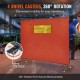 Comprar Cortina de Soldadura con Marco, 1,8x2,4 m Vinilo Ignífugo Pantalla de Cortina Protectora de Soldadura con 4 Ruedas Giratorias (2 con Cerradura), Ventana Transparente para Taller, Industria, Rojo