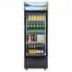 Comprar Refrigerador de Bebidas Comercial 195 L Refrigerador Vitrina Temperatura 0-10 °C Gabinete de Bebidas Refrigerado 3 Estantes Ajustables y Caja de Luz Personalizable para Tienda Supermercado Bar