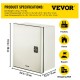 Caja eléctrica de fibra de vidrio VEVOR, montaje en pared de 11,8 x 9,8 x 5,5