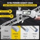 Buy High Security Lockout Padlock 79" x 0.4" / 200 cm x 1 cm Heavy Duty Security Padlock 6.5kg, Steel Chain Padlock, Reinforced Protective Jacket with Extended Length and 3 Keys