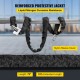 Buy High Security Lockout Padlock 79" x 0.4" / 200 cm x 1 cm Heavy Duty Security Padlock 6.5kg, Steel Chain Padlock, Reinforced Protective Jacket with Extended Length and 3 Keys