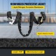 Buy High Security Lockout Lock 118" x 0.4" / 300 cm x 1 cm Heavy Duty Security Padlock 6.5kg, Steel Chain Padlock, Reinforced Protective Jacket with Extended Length and 3 Keys