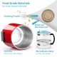 Buy Water Distiller 4L Water Distillation Filter with Glass Container 750W 1L/H Speed Adjustment, Distillation Filter Purifier 7.9lbs Stainless Steel Dual Temperature, Red