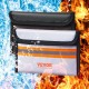 Buy Fireproof File Bag Portable 20.5 x 12 cm Fireproof Document Bag up to 1093 °C Fireproof and Waterproof Document Case with Velcro Zipper for Valuables