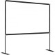 Buy 100" Projector Screen 16:9 Portable Projector Screen 4K Hd Projector Screen with Stand Height 198cm Viewing Angle 160