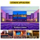 Buy 100" Projector Screen 16:9 Portable Projector Screen 4K Hd Projector Screen with Stand Height 198cm Viewing Angle 160