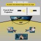 Buy Projector Screen 394.2 cm Projector Screen with Stand 311 x 175 cm HD 16:9 Mobile Projection Screen 160 Degree Oxford Fabric Home Cinema Screen 244.6 cm for Home Office Patios