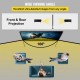 Buy Projector Screen, 180" Projector Screen with Stand 157" x 90" HD 16:9 Mobile Projection Screen 160 Degree Oxford Fabric Home Cinema Screen 71" for Home Office Patio