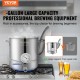 Buy Beer Fermenter 19L Stainless Steel Beer Fermentation Tank 3-Layer Pot Base Professional Brewing Kit with Thermometer Ball Valve Lid Handles Brewery