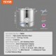 Buy Beer Fermenter 19L Stainless Steel Beer Fermentation Tank 3-Layer Pot Base Professional Brewing Kit with Thermometer Ball Valve Lid Handles Brewery