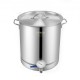 Buy Beer Fermenter 60.6L Stainless Steel Beer Fermentation Tank 3-Layer Pot Base Professional Brewing Kit with Thermometer Ball Valve Lid Handles Brewery