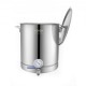 Buy Beer Fermenter 60.6L Stainless Steel Beer Fermentation Tank 3-Layer Pot Base Professional Brewing Kit with Thermometer Ball Valve Lid Handles Brewery