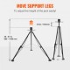 Buy Fifth Wheel Stabilizer 2.27T Load Steel Fifth Wheel Tripod Adjustable Height 880-1450mm Parking Stand for Motorhome Trailer RV