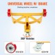 Buy 250L Drum Trolley Load Capacity 544kg 3 Wheel Dolly Steel Frame Adjustable Handle Roller Base Drum Handling Tool for Warehouses Factories