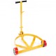 Buy 250L Drum Trolley Load Capacity 544kg 3 Wheel Dolly Steel Frame Adjustable Handle Roller Base Drum Handling Tool for Warehouses Factories