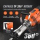 Buy Demolition Hammer 2200W 1350 BPM Corded Electric Hammer 1-1/8" with 4 Replaceable Chisels 360° Rotating Handle Anti-Vibration Concrete Breaker for Chiseling Construction Plumbing