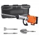 Buy Demolition Hammer 2200W 1350 BPM Corded Electric Hammer 1-1/8" with 4 Replaceable Chisels 360° Rotating Handle Anti-Vibration Concrete Breaker for Chiseling Construction Plumbing