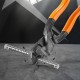 Buy 8" Bolt Cutter Bolt Cutter with Bi-Material Handle and Rubber Jaws Chrome Molybdenum Steel Alloy Blade Professional Bolt Cutter for Rebar Wires Cable Chains