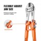 Buy 14" Bolt Cutter Bolt Cutter with Bi-Material Handle and Rubber Jaws Chrome Molybdenum Steel Alloy Blade Professional Bolt Cutter for Rebar Wires Cable Chains