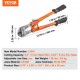 Buy 14" Bolt Cutter Bolt Cutter with Bi-Material Handle and Rubber Jaws Chrome Molybdenum Steel Alloy Blade Professional Bolt Cutter for Rebar Wires Cable Chains