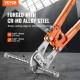 Buy 18" Bolt Cutter Bolt Cutter with Bi-Material Handle and Rubber Jaws Chrome Molybdenum Steel Alloy Blade Professional Bolt Cutter for Rebar Wires Cable Chains