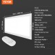 Buy LED Ceiling Light with Remote Control 1000x250x45mm LED Panel Light 3000 lm 30W Dimmable Adjustable Color Temperature 2700K-6500K for Home Office School Dining Room Shop