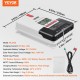 Buy MPPT Solar Charge Controller 12V/24V Auto DC Solar Panel Charge Regulator 20A Bluetooth Module 98% Charging Efficiency for Sealed AGM, Gel, Flooded and Lithium Batteries