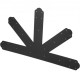 Buy Gable Plate Connector 920 x 520mm Gable Plate 12:12 Gable Plate Bracket 29 Holes Gable Plate Bracket Black Connector