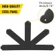 Buy Gable Plate Connector 920 x 520mm Gable Plate 12:12 Gable Plate Bracket 29 Holes Gable Plate Bracket Black Connector