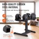 Comprar Soporte Ajustable para Mancuernas 635x570x97 mm Estante de Mancuernas para Hogar con Soporte Multimedia Seguro y Conveniente Almacenamiento de Mancuernas 22 kg 36 kg para Gimnasio en Casa