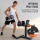 Kaufen Sie Verstellbarer Hantelständer, 635 x 570 x 97 mm, Heim-Hantelständer mit Multimedia-Ständer, sichere und praktische Hantelaufbewahrung, 22 kg, 36 kg, für Heim-Fitnessstudio