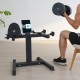 Comprar VEVOR Soporte Ajustable para Mancuernas 635x570x97 mm Estante de Mancuernas para Hogar con Soporte Multimedia Seguro y Conveniente Almacenamiento de Mancuernas 22 kg 36 kg para Gimnasio en Casa