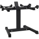 Comprar Rack de halteres ajustável 635x570x97mm Rack de halteres doméstico com suporte multimídia Armazenamento seguro e conveniente de halteres 22kg 36kg para academia em casa