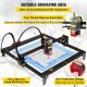 Buy Mini Laser Engraver 410 x 400 mm 5.5W Laser Engraving Machine Compatible with Windows7/8/10/11, iOS/Android CNC Engraving Machine for Engraving Paper, Wood, Leather, Fabric, Plastic, Acrylic