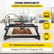 Buy Mini Laser Engraver 410 x 400 mm 5.5W Laser Engraving Machine Compatible with Windows7/8/10/11, iOS/Android CNC Engraving Machine for Engraving Paper, Wood, Leather, Fabric, Plastic, Acrylic