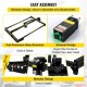 Buy Mini Laser Engraver 460 x 810 mm 6W Laser Engraving Machine Compatible with Windows7/8/10/11, iOS/Android CNC Engraving Machine for Engraving Paper, Wood, Leather, Fabric, Plastic, Acrylic